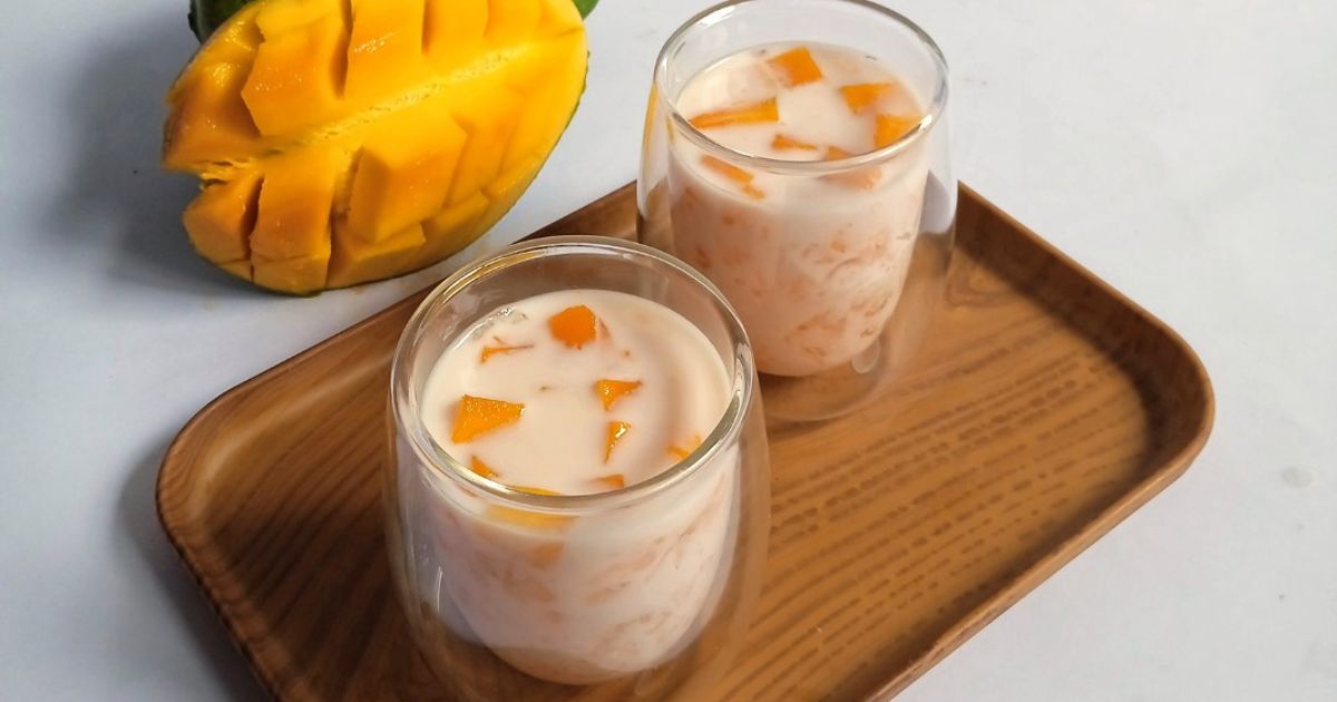 Resep Es Lumut Mangga Segar